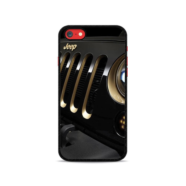 Jeep Logo In Car iPhone SE 2020 2D Case - XPERFACE