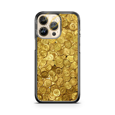 gold coin old iPhone 14 Pro Case Cover