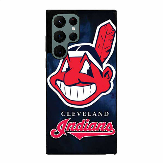 Cleveland Indians logo blue fade Samsung Galaxy S23 Ultra case cover