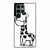 Cute giraffe bw Samsung Galaxy S23 Ultra case cover