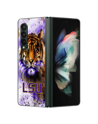 tigers lsu logo wallpaper Samsung Galaxy Z Fold 4 | Fold 5 | Fold 6 5G Case