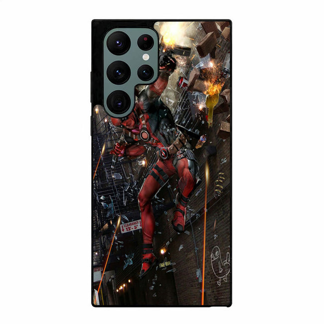 deadpool action Samsung Galaxy S23 Ultra case cover