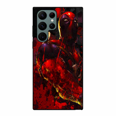 Deadpool Blood Splat Samsung Galaxy S23 Ultra case cover