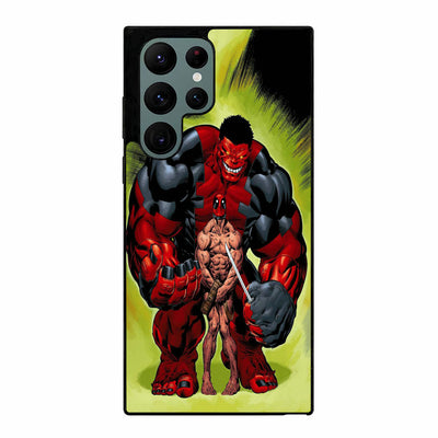 deadpool crazy time hulk Samsung Galaxy S23 Ultra case cover