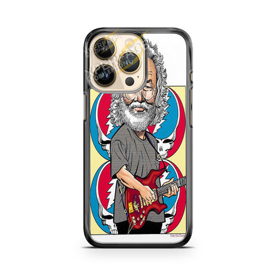 jerry garcia cartoon iPhone 14 Pro Case Cover