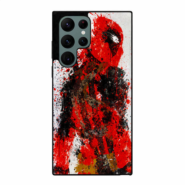 Deadpool Paint Splat Samsung Galaxy S23 Ultra case cover