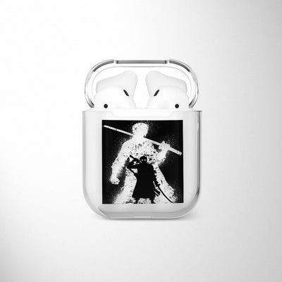 zoro onepiece black and white airpod case - XPERFACE