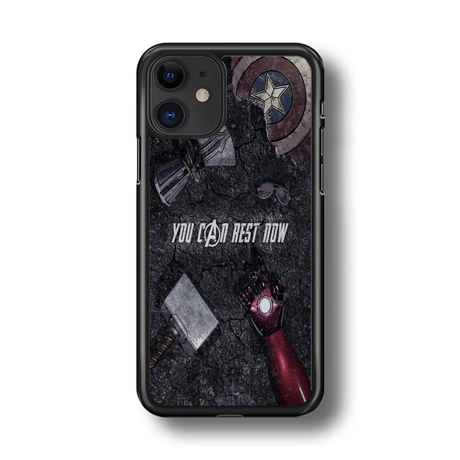 you can rest now iron man iPhone 11 case cover