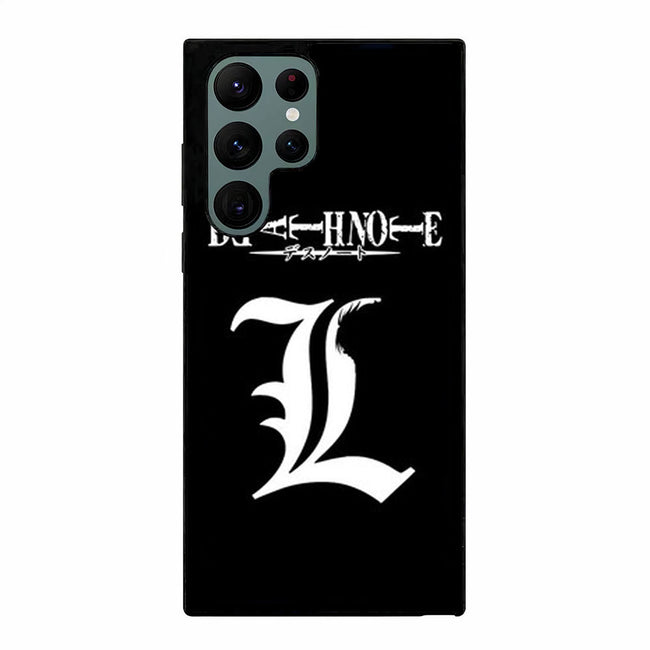 DEATH NOTE LIGHT LOGO black Samsung Galaxy S23 Ultra case cover