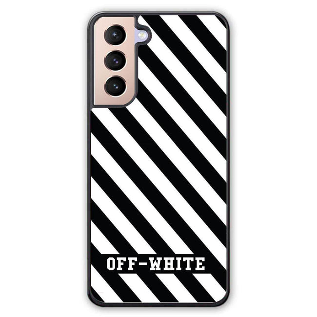 off white stripe Samsung galaxy S21 Plus case - XPERFACE