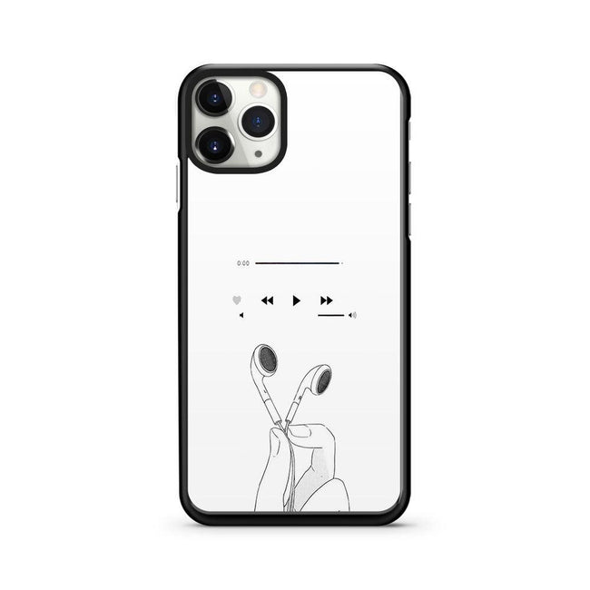Music White Aesthetic iPhone 11 Pro 2D Case - XPERFACE