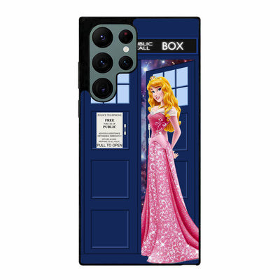 Disney Princess Aurora Tardis Police Box 2 Samsung Galaxy S23 Ultra case cover