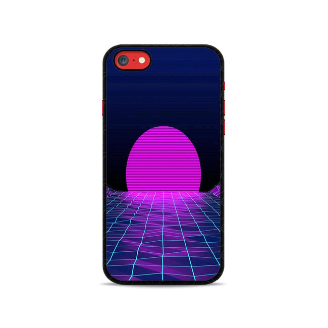 Neon Sun iPhone SE 2020 2D Case - XPERFACE
