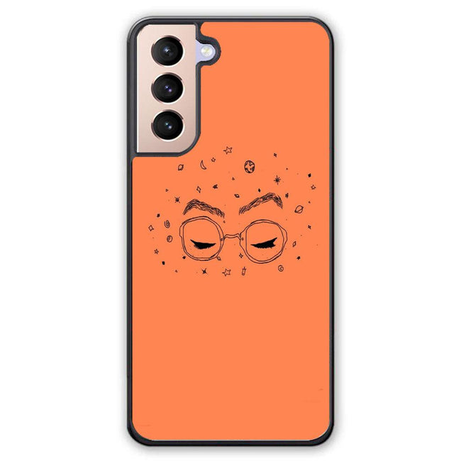 orange aesthetics Samsung galaxy S21 Plus case - XPERFACE