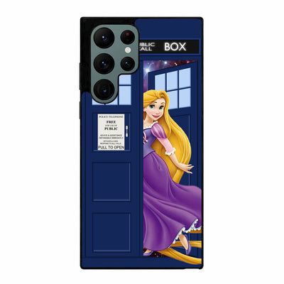 Disney Princess Rapunzel Tardis Police Box 1 Samsung Galaxy S23 Ultra case cover