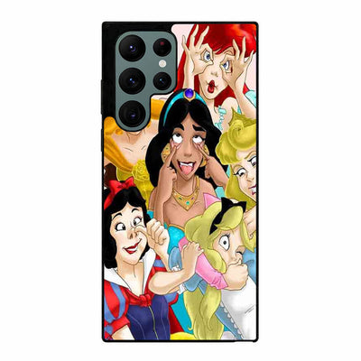 Disney Princess Silly Faces Samsung Galaxy S23 Ultra case cover