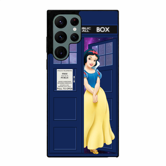 Disney Princess Snow White Tardis Police Box Samsung Galaxy S23 Ultra case cover