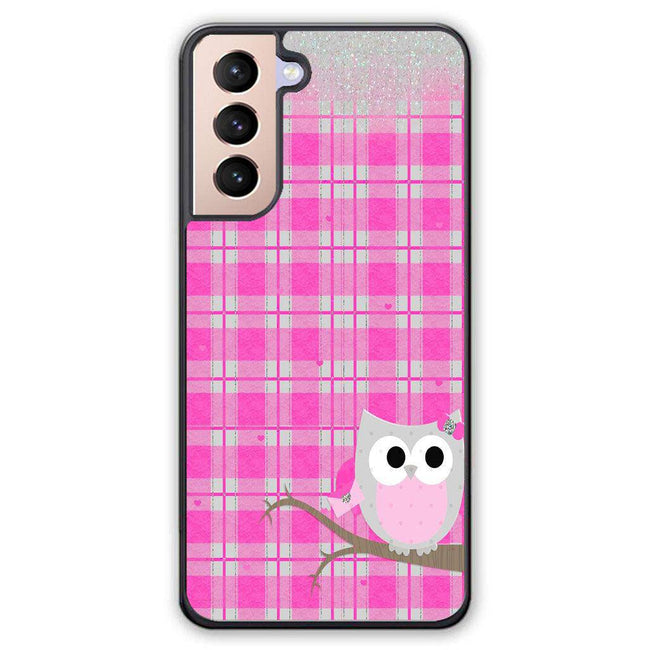 owl pink Samsung galaxy S21 Plus case - XPERFACE