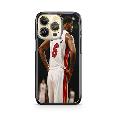 lebron james jersey 6 white iPhone 14 Pro Case Cover