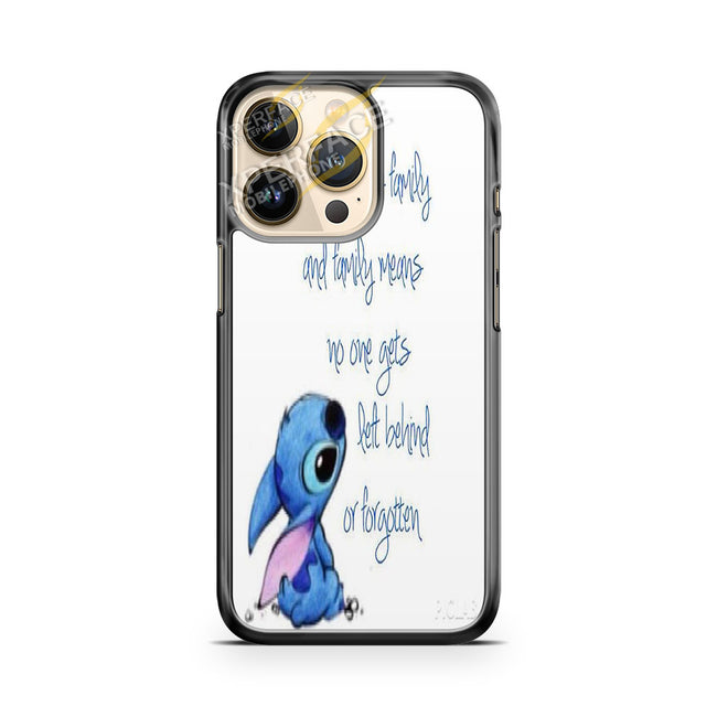 lilo and stitch ohana tan 2 iPhone 14 Pro Case Cover