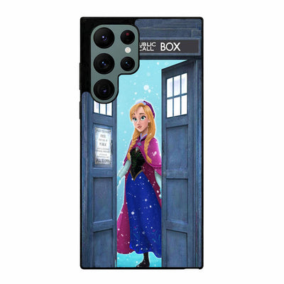 Disney Tardis Anna Samsung Galaxy S23 Ultra case cover