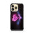 love pink heart space iPhone 14 Pro Case Cover