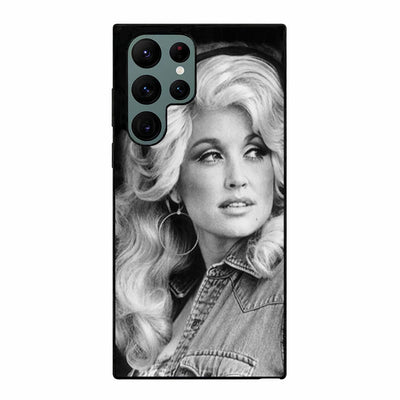 Dolly Parton bw Samsung Galaxy S23 Ultra case cover