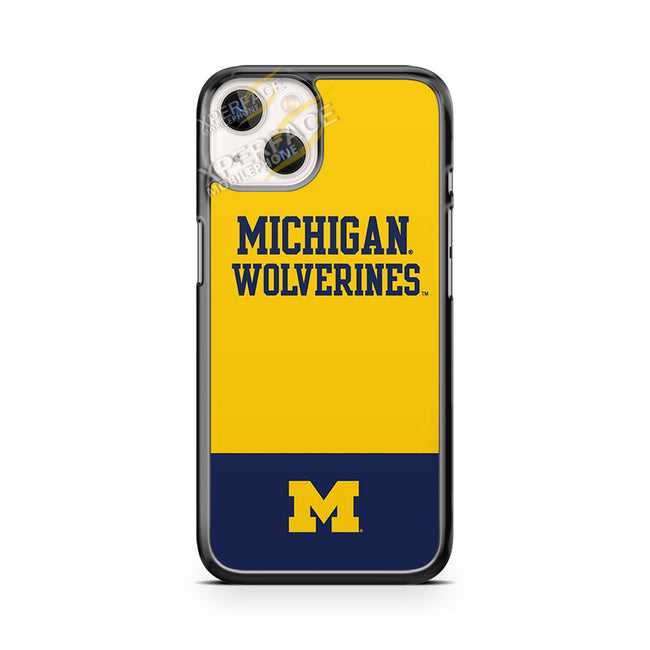 michigan wolverines split iPhone 14 Case Cover