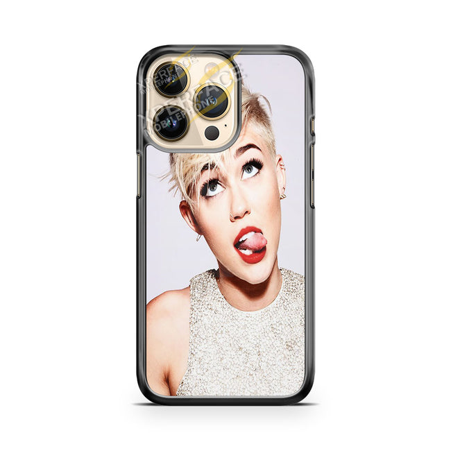 miley cyrus lips signature iPhone 14 Pro Case Cover