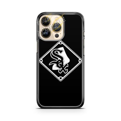 mlb chicago white sox black iPhone 14 Pro Case Cover