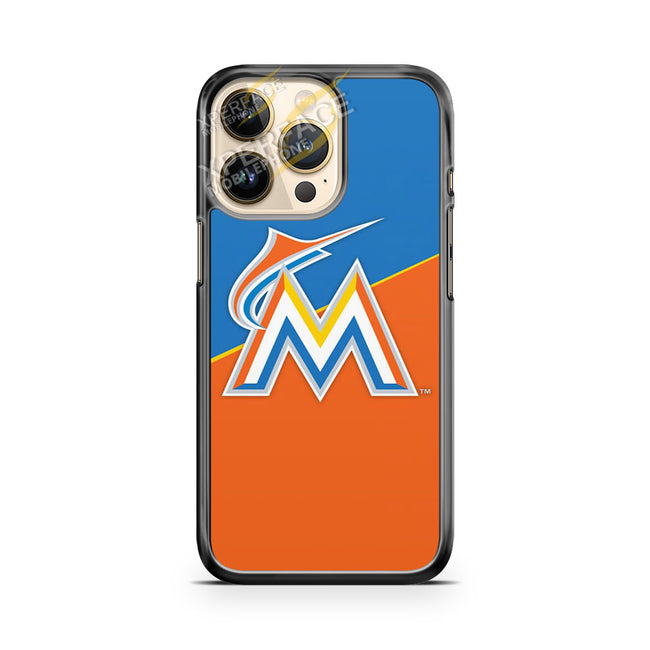 mlb miami marlins logo iPhone 14 Pro Case Cover