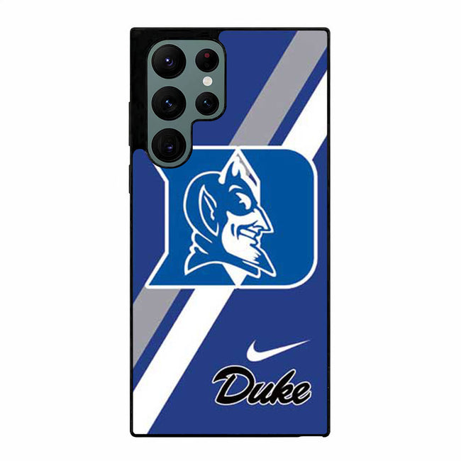 Duke Blue Devils logo stripes nike Samsung Galaxy S23 Ultra case cover