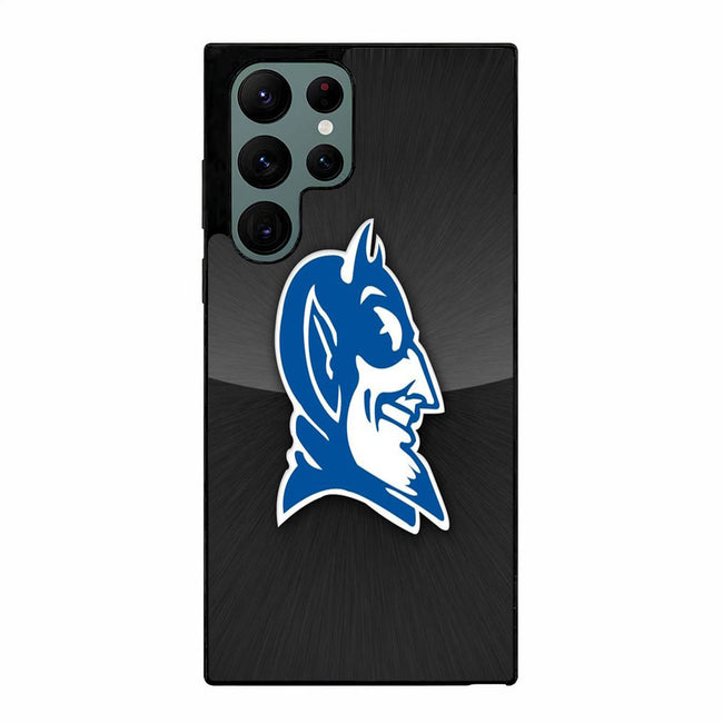 Duke Blue Devils splatter Logo Samsung Galaxy S23 Ultra case cover