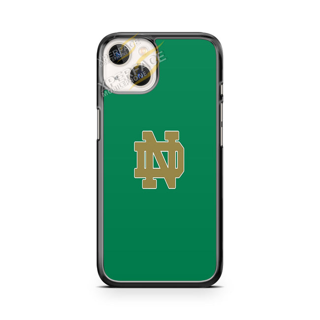 notre dame green radial iPhone 14 Case Cover