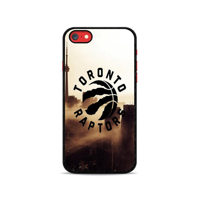 Raptors In City iPhone SE 2020 2D Case - XPERFACE