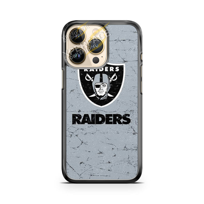 oakland raiders alternate distressed iPhone 14 Pro Case Cover