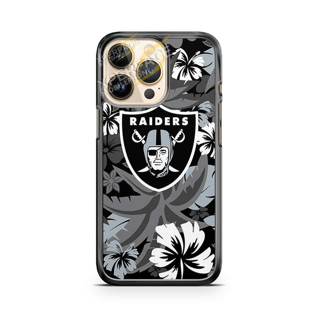 oakland raiders tropical iPhone 14 Pro Case Cover