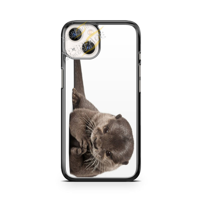 otter wallpaper white iPhone 14 Case Cover