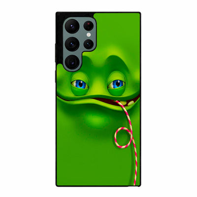 Green Joyful Face Samsung Galaxy S23 Ultra case cover