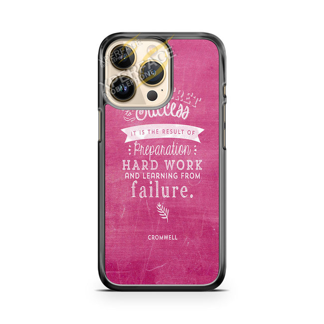 pink quote iPhone 14 Pro Case Cover