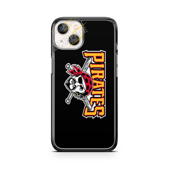 pittsburgh pirates logo black iPhone 14 Case Cover