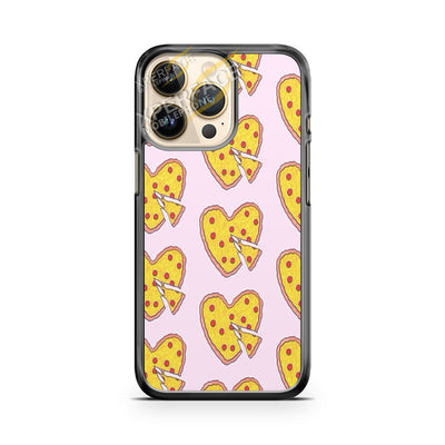 pizza heart pattern iPhone 14 Pro Case Cover