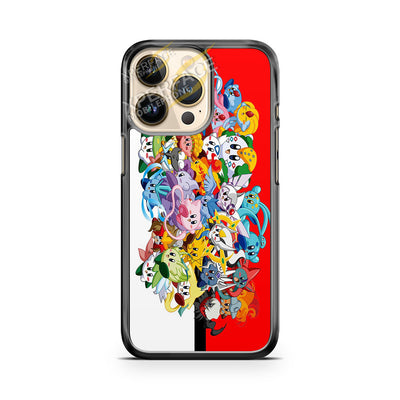 pokemon cartoon all character 3 iPhone 14 Pro Case Cover