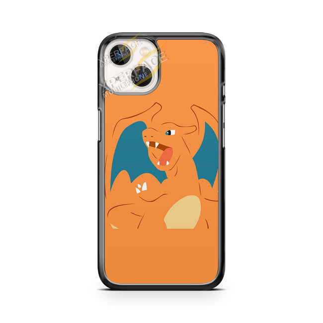 pokemon charizard orange bkg iPhone 14 Case Cover