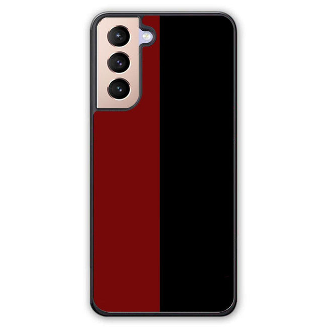 stripen black red Samsung galaxy S21 Plus case - XPERFACE