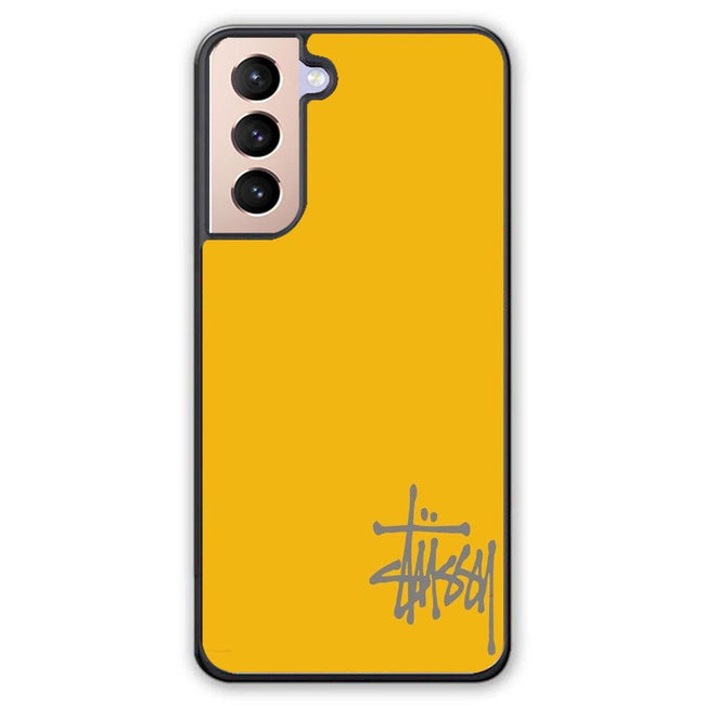 stussy yellow Samsung galaxy S21 Plus case - XPERFACE