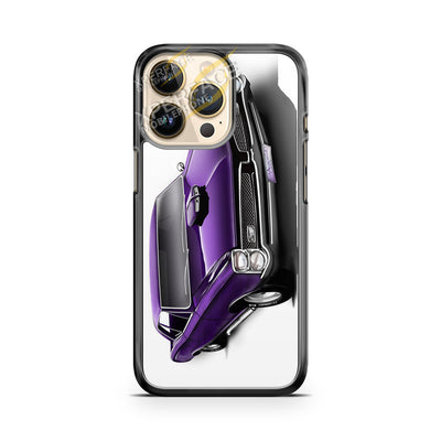 pontiac 67 gto purple iPhone 14 Pro Case Cover