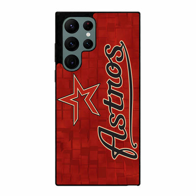 Houston Astros Texture Samsung Galaxy S23 Ultra case cover