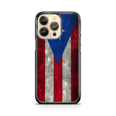 puerto rico flag texture iPhone 14 Pro Case Cover