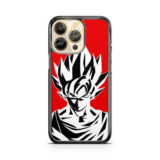 red white goku iPhone 14 Pro Case Cover